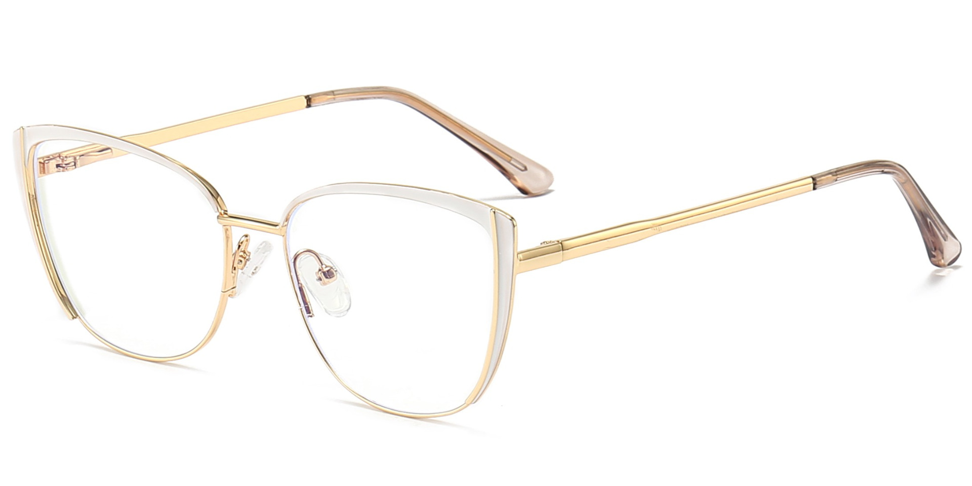 Cat Eye Prescription Glasses Upland White